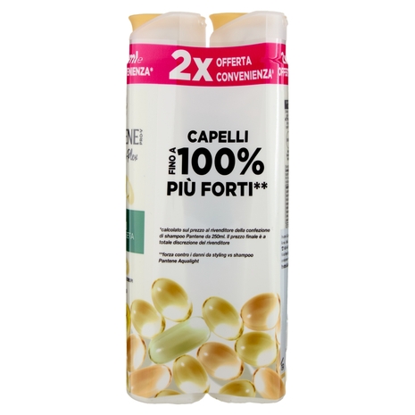 Pantene Pro-V Lisci Effetto Seta Shampoo Active Nutri-Plex 2 x 250 ml